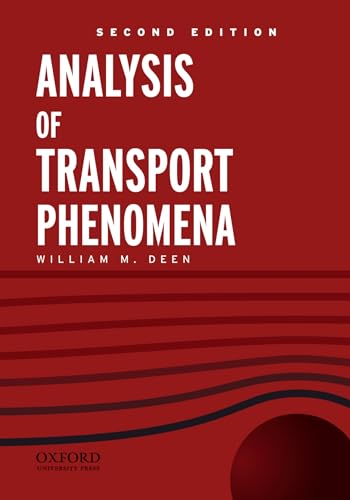 Imagen de archivo de Analysis of Transport Phenomena (Topics in Chemical Engineering) a la venta por BooksRun