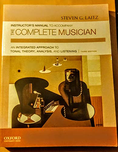 Imagen de archivo de Instructors Manual to Accompany The Complete Musician a la venta por Seattle Goodwill