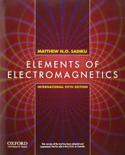 9780199743001: Elements of Electromagnetics