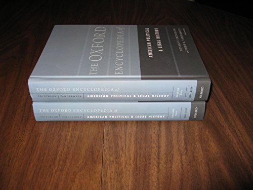 Stock image for The Oxford Encyclopedia of American Political and Legal History for sale by Revaluation Books