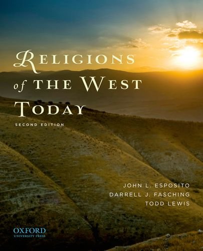 Imagen de archivo de Religions of the West Today a la venta por Better World Books