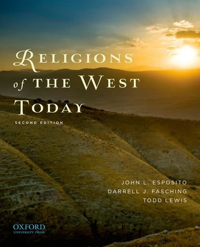 Stock image for Religions of the West Today for sale by Better World Books