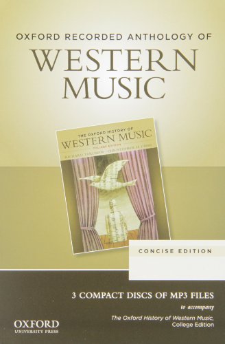 Stock image for Oxford Recorded Anthology of Western Music: Concise Edition 3 CDs for sale by SecondSale