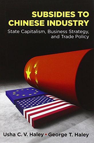 Beispielbild fr Subsidies to Chinese Industry: State Capitalism, Business Strategy, and Trade Policy zum Verkauf von Wonder Book