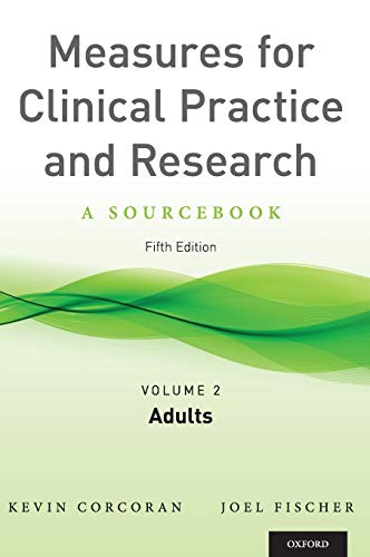 Imagen de archivo de Measures for Clinical Practice and Research, Volume 2: Adults a la venta por SecondSale