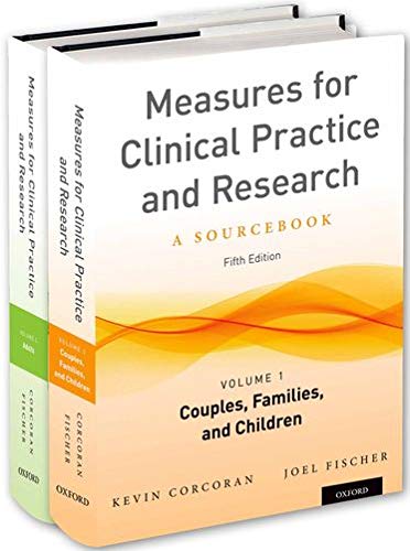 Beispielbild fr Measures for Clinical Practice and Research, 2-Volume Set zum Verkauf von Save With Sam