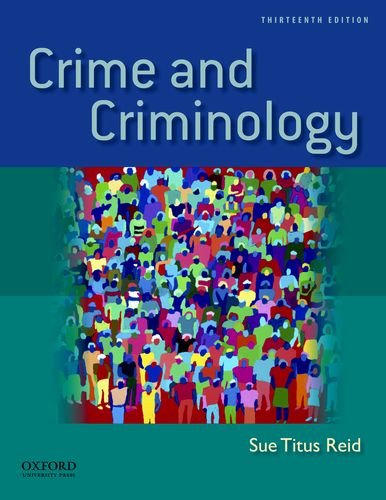 Beispielbild fr Crime and Criminology zum Verkauf von GF Books, Inc.