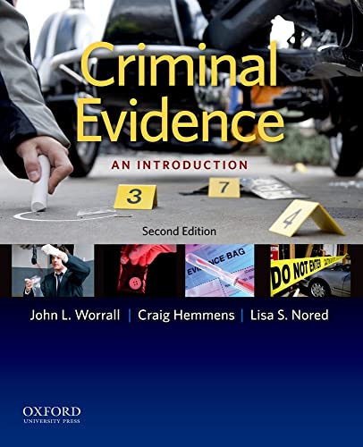 Beispielbild fr Criminal Evidence: An Introduction zum Verkauf von HPB-Red