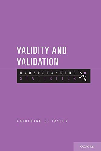 Beispielbild fr Validity and Validation (Understanding Statistics) zum Verkauf von Housing Works Online Bookstore