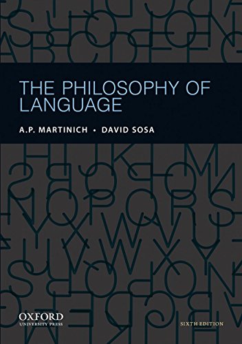 The Philosophy of Language (9780199795154) by Martinich, A.P.; Sosa, David