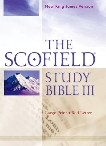 Beispielbild fr The Scofield Study Bible III, NKJV, Large Print Edition zum Verkauf von Hawking Books