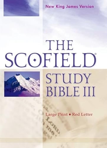 9780199795291: The Scofield Study Bible III, NKJV, Large Print Edition: New King James Version, Burgundy, Bonded Leather