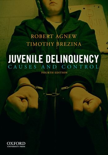 Imagen de archivo de Juvenile Delinquency : Causes and Control a la venta por Better World Books