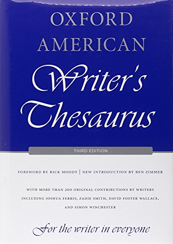 Beispielbild fr Oxford American Writer's Thesaurus zum Verkauf von BooksRun