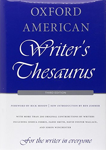 Imagen de archivo de Oxford American Writer's Thesaurus a la venta por HPB-Emerald