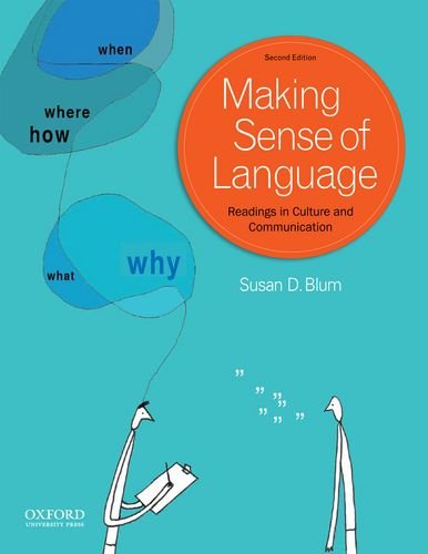 9780199840922: Making Sense of Language: Readings in Culture and Communication