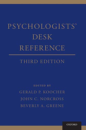 Stock image for Psychologists' Desk Reference for sale by HPB-Red