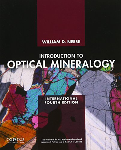 9780199846283: Introduction to Optical Mineralogy