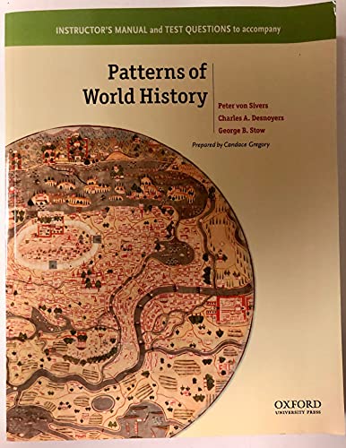 Stock image for Instructor's Manual and Test Questions to Accompany Patterns of World History for sale by SecondSale