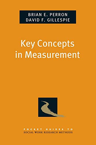 Stock image for Key Concepts in Measurement (Pocket Guides to Social Work Research Methods) for sale by Housing Works Online Bookstore