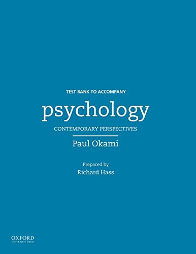 Imagen de archivo de Psychology, Contemporary Perspectives Ctb a la venta por ThriftBooks-Dallas