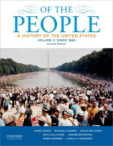 Beispielbild fr Of the People: A History of the United States, Volume 2: Since 1865 zum Verkauf von HPB-Red