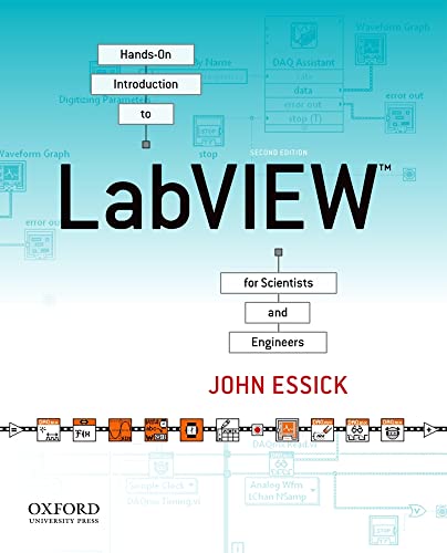 Imagen de archivo de Hands-On Introduction to LabVIEW for Scientists and Engineers a la venta por Better World Books Ltd