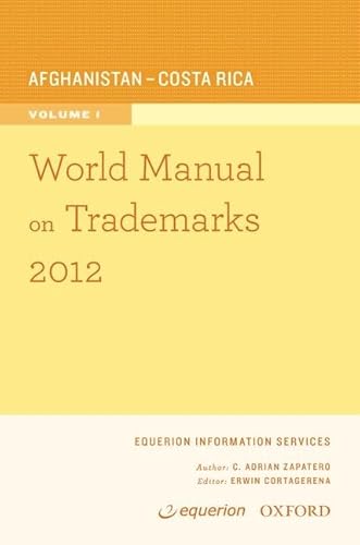 9780199925988: World Manual on Trademarks 2012