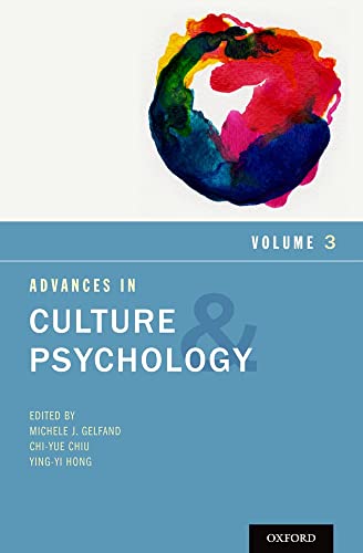 Beispielbild fr Advances in Culture and Psychology: Volume 3 zum Verkauf von Housing Works Online Bookstore