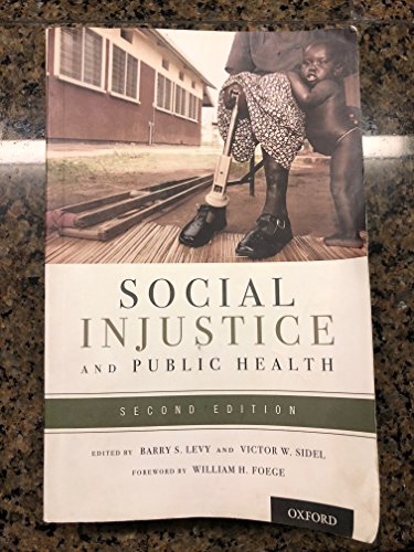 Stock image for Social Injustice and Public Health for sale by SecondSale