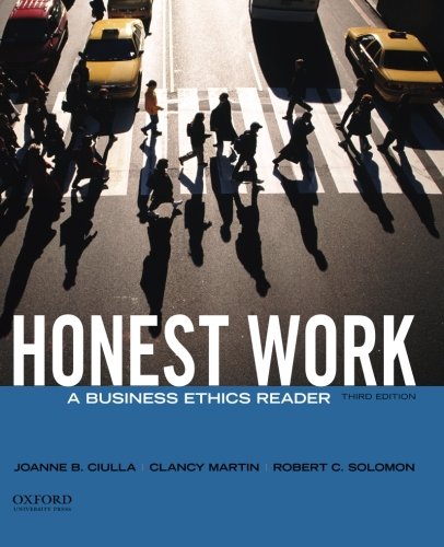 Stock image for Honest Work : A Business Ethics Reader for sale by Better World Books