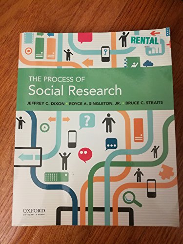 Stock image for The Process of Social Research for sale by HPB-Red