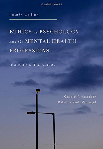 Beispielbild fr Ethics in Psychology and the Mental Health Professions: Standards and Cases zum Verkauf von BooksRun