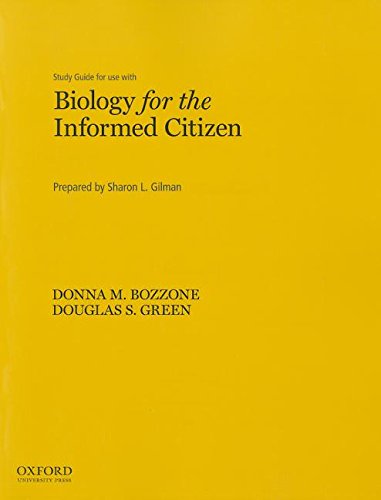 Imagen de archivo de Study Guide for Use With Biology for the Informed Citizen a la venta por Blackwell's