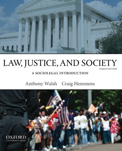 Beispielbild fr Law, Justice, and Society : A Sociolegal Introduction zum Verkauf von Better World Books: West