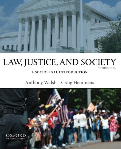 Imagen de archivo de Law, Justice, and Society : A Sociolegal Introduction a la venta por Better World Books: West