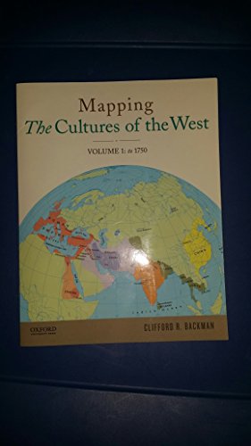 Imagen de archivo de Mapping the Cultures of the West, Volume One a la venta por BooksRun