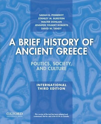 Beispielbild fr A Brief History of Ancient Greece, International Edition: Politics, Society, and Culture zum Verkauf von WorldofBooks