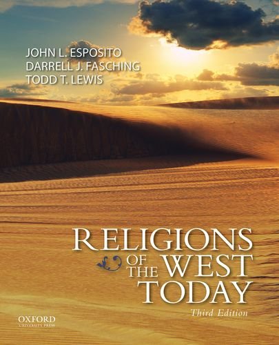 9780199999637: Religions of the West Today