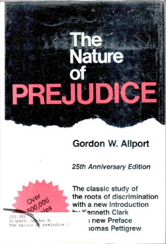 9780201001785: The Nature Of Prejudice