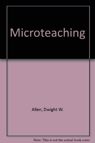 Stock image for Microteaching for sale by Better World Books