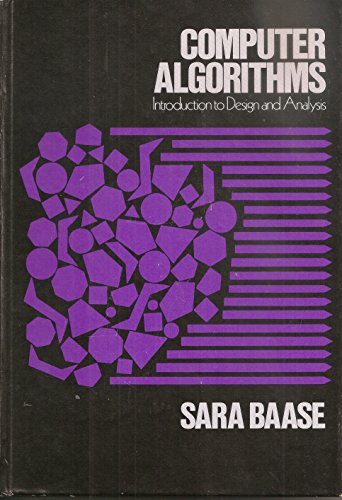 9780201003277: Computer Algorithms: Introduction to Design and Analysis
