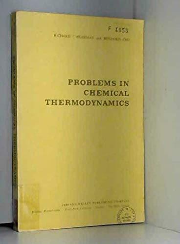 Beispielbild fr Problems in Chemical Thermodynamics zum Verkauf von Basement Seller 101