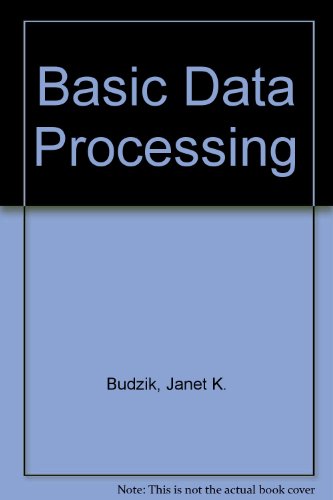 Imagen de archivo de Basic Data Processing a la venta por Better World Books