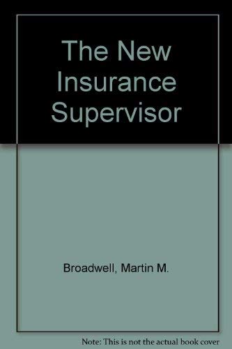 Imagen de archivo de The New Insurance Supervisor a la venta por SecondSale