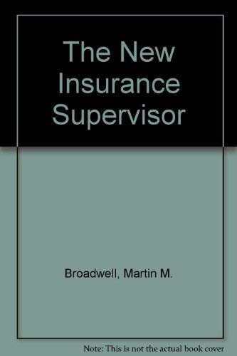 Stock image for The New Insurance Supervisor for sale by SecondSale
