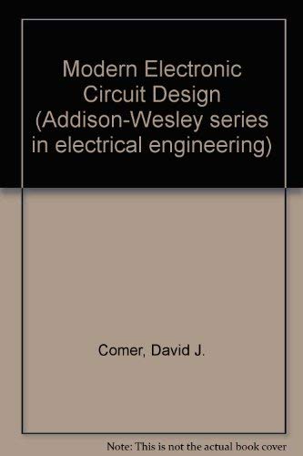 Imagen de archivo de Modern Electronic Circuit Design a la venta por Better World Books