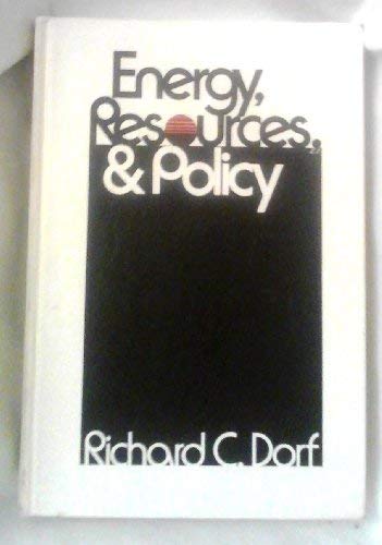 Imagen de archivo de Energy, Resources & Policy a la venta por ThriftBooks-Dallas