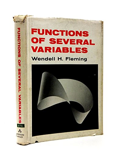 Imagen de archivo de Functions of Several Variables. a la venta por Better World Books
