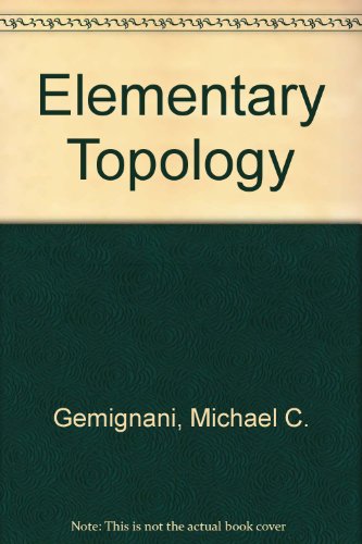 9780201023268: Elementary Topology